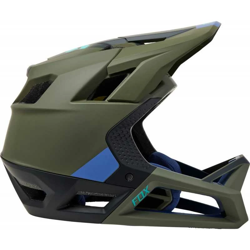 Casque Fox Proframe BLOCKED Olive Green – Image 2