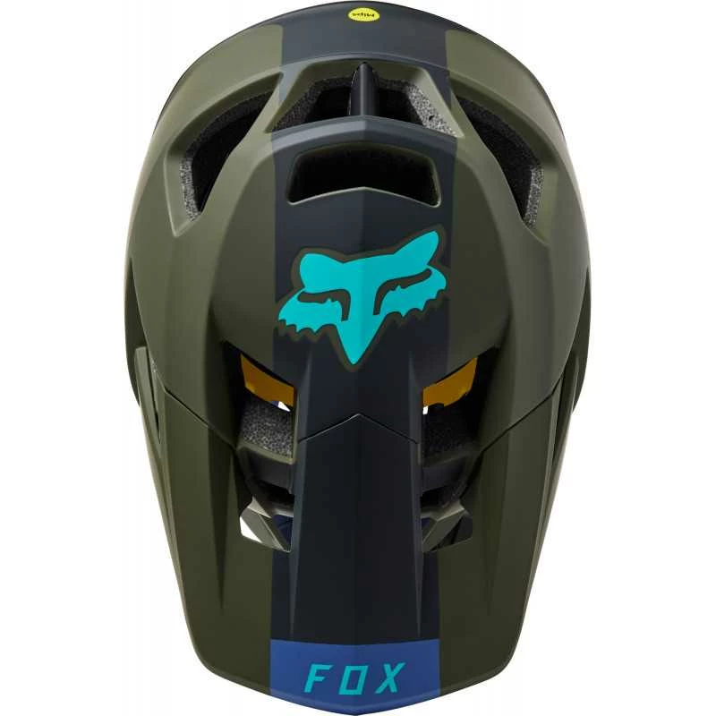 Casque Fox Proframe BLOCKED Olive Green – Image 4