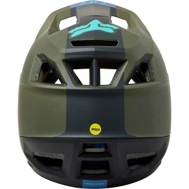 Casque Fox Proframe BLOCKED Olive Green – Image 6