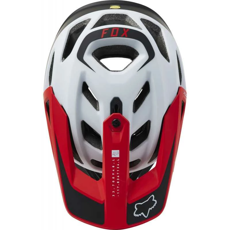 Casque Fox Proframe RS SUMYT Noir Rouge – Image 4
