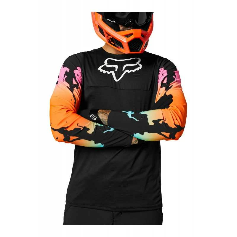 Maillot Fox Flexair MTB Edition Limitée PYRE Noir – Image 5