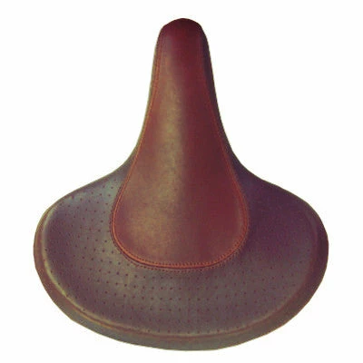 VELO Selle De Vélo Rétro Cruiser Grand Confort Marron – Image 2