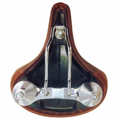 VELO Selle De Vélo Rétro Cruiser Grand Confort Marron – Image 3