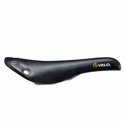 VELO Selle De Vélo Rétro Impression Cuir Noir – Image 2